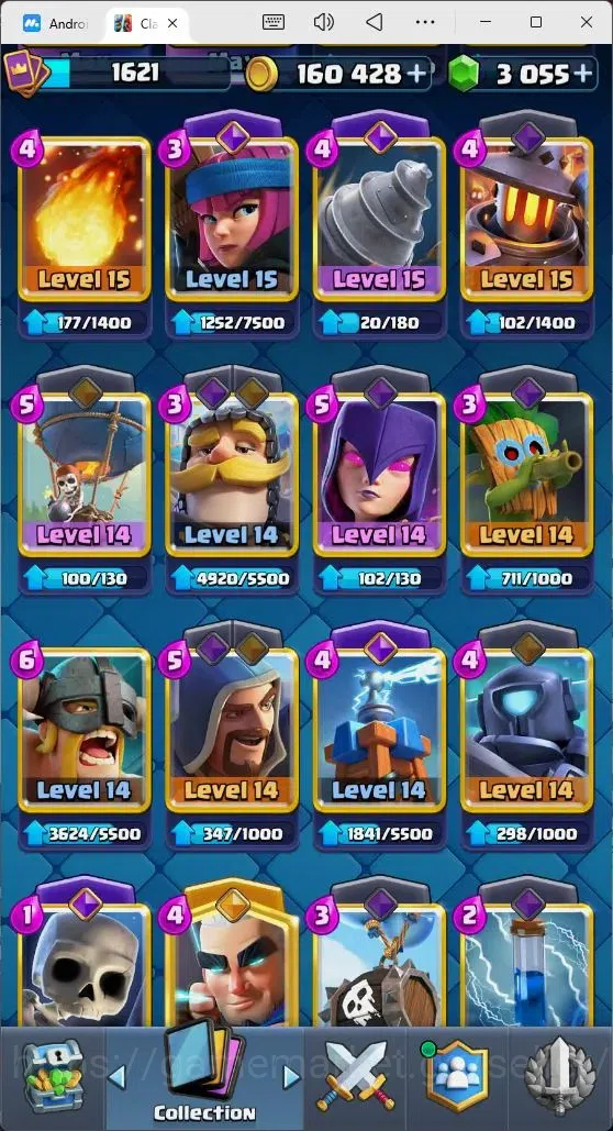 Clash Royale Accounts Mobile |Trophy 12239|7Max Hero Cards|10 EVO Cards| image 4