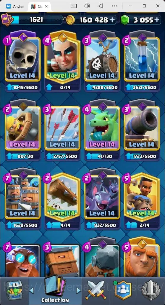 Clash Royale Accounts Mobile |Trophy 12239|7Max Hero Cards|10 EVO Cards| image 5