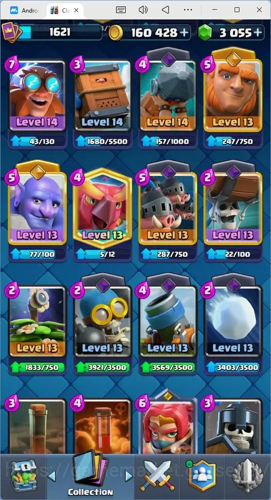 Clash Royale Accounts Mobile |Trophy 12239|7Max Hero Cards|10 EVO Cards| image 6