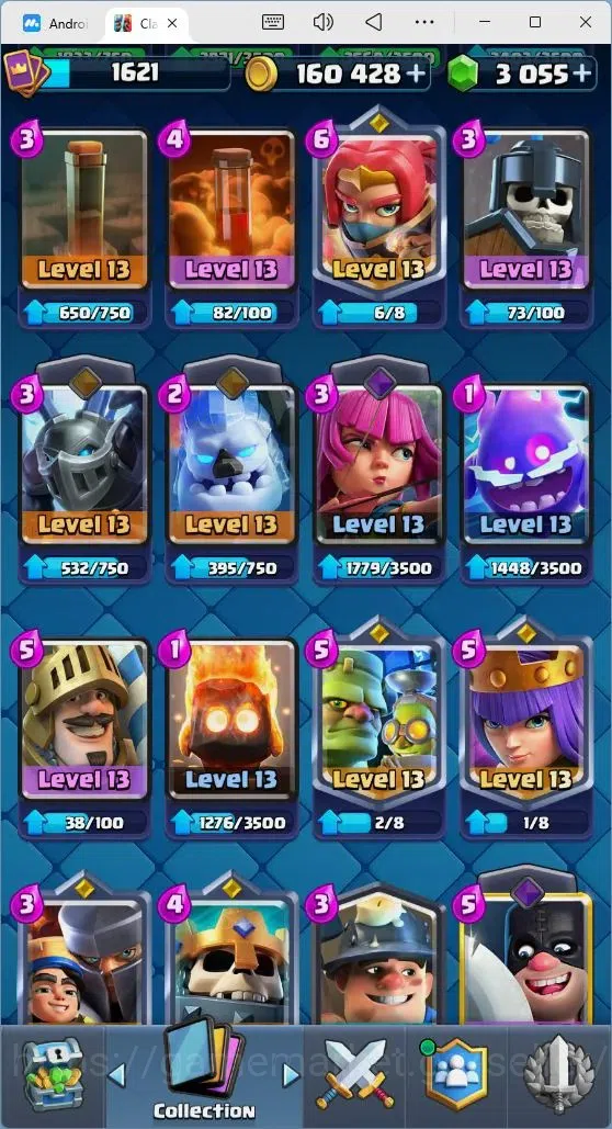 Clash Royale Accounts Mobile |Trophy 12239|7Max Hero Cards|10 EVO Cards| image 7