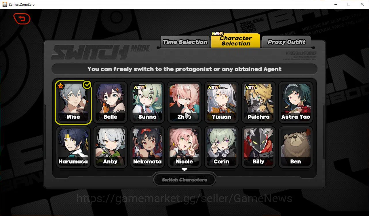 Zenless Zone Zero Mid-Game EU|IK 44|5 Limit[Sunna+Sign,Yixuan,Astra Yao,Zhao, image 1