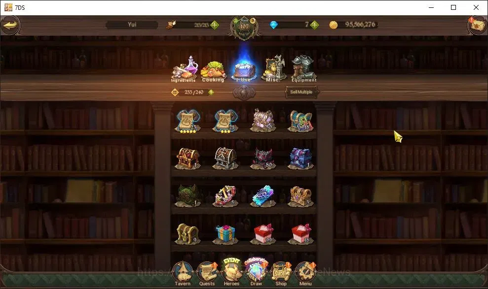 The Seven Deadly Sins: Grand Cross Accounts Endgame Global|4,8M CC|7 LR+11 20