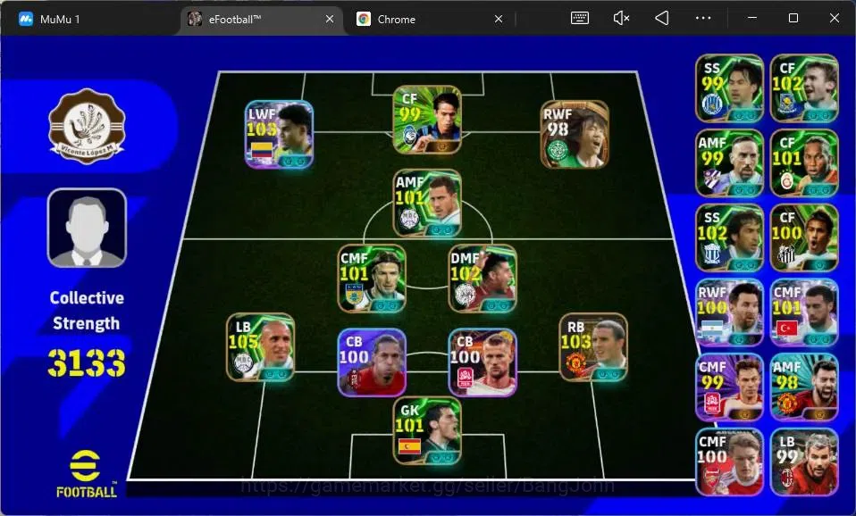 eFootball Accounts Android|PW 3133 |Epic Hazard,Casillas,Beckham,Neym image 2