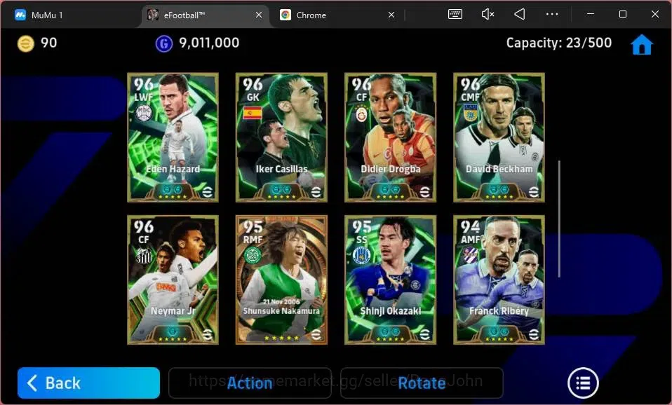 eFootball Accounts Android|PW 3133 |Epic Hazard,Casillas,Beckham,Neym image 4