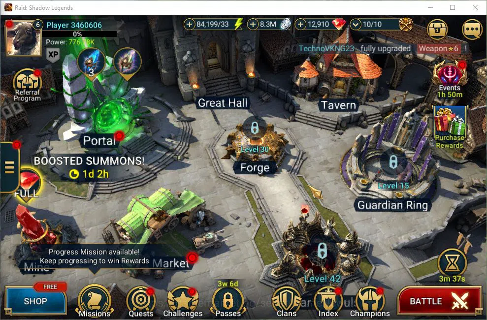 Raid: Shadow Legends Starter Lv6 776K Power|1 Mythic(Ashnar)+23 Legendary(Ninja image 1