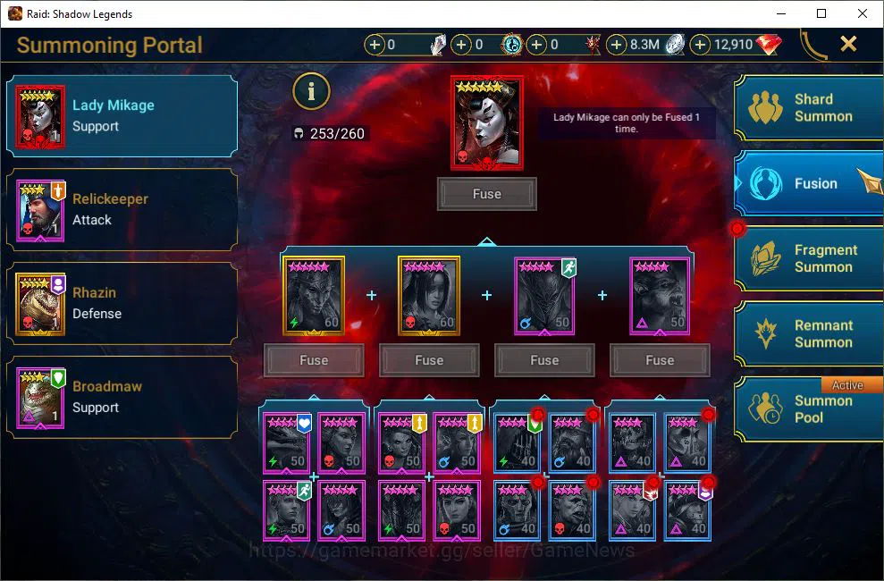 Raid: Shadow Legends Accounts Lv6 776K Power|1 Mythic(Ashnar)+23 Legendary(Ninja image 14