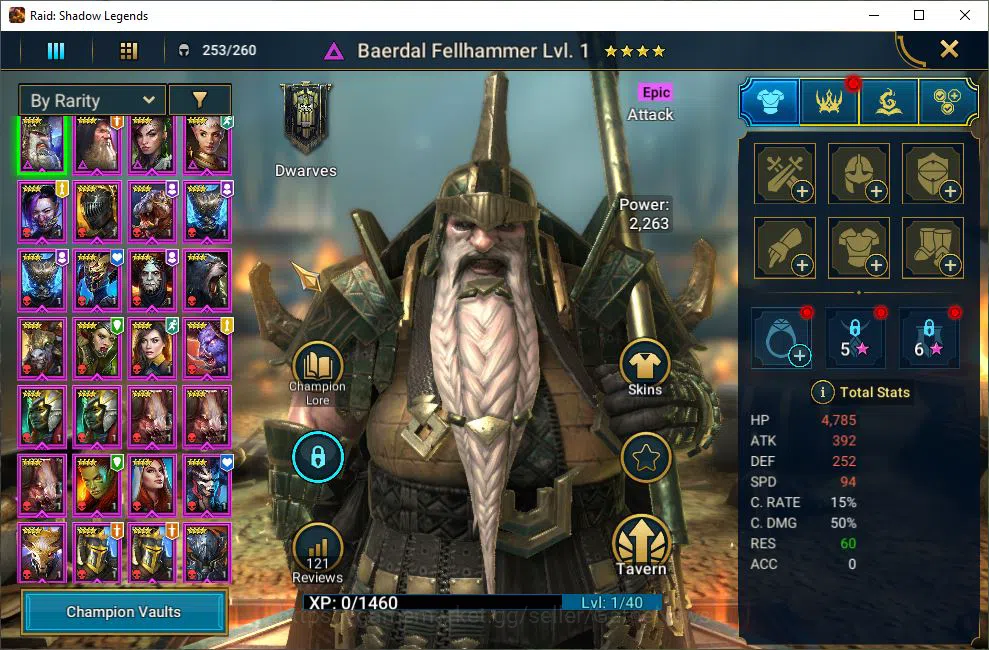 Raid: Shadow Legends Accounts Lv6 776K Power|1 Mythic(Ashnar)+23 Legendary(Ninja image 4