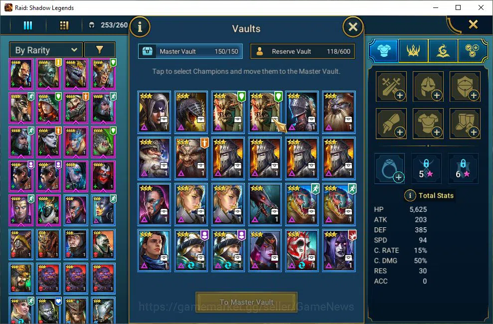 Raid: Shadow Legends Accounts Lv6 776K Power|1 Mythic(Ashnar)+23 Legendary(Ninja image 7