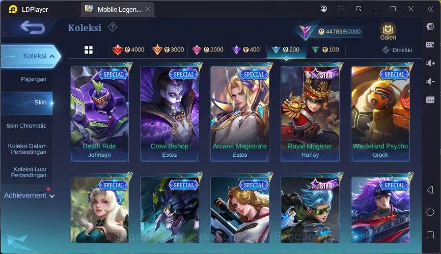 Mobile Legends: Bang Bang Accounts GLOBAL|Hero 132|Skin 206|Kof Karina,CC Natalia,LIg image 14