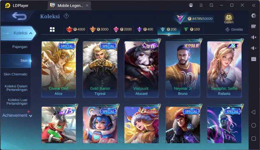 Mobile Legends: Bang Bang Accounts GLOBAL|Hero 132|Skin 206|Kof Karina,CC Natalia,LIg image 15