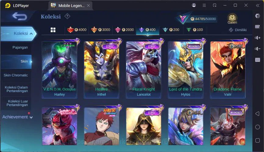 Mobile Legends: Bang Bang Accounts GLOBAL|Hero 132|Skin 206|Kof Karina,CC Natalia,LIg image 18