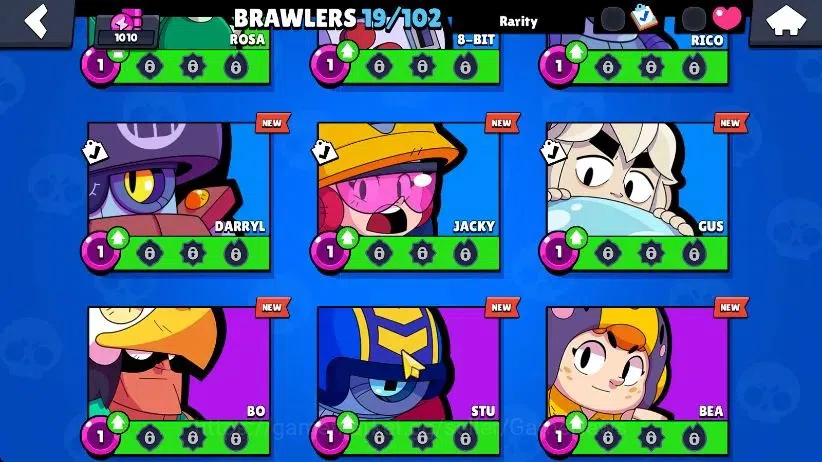 Brawl Stars Accounts 1010 Trophy|50 Gem|19 Brawlers 4 Max Lvl [Charlie, image 5