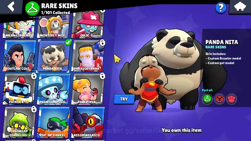 Brawl Stars Accounts 1010 Trophy|50 Gem|19 Brawlers 4 Max Lvl [Charlie, image 8