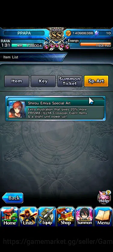 Grand Summoners Accounts Mid-Game Global|Rank 131|1 Sp Art+24 Ascend+6 TW|[Saitama 140 3