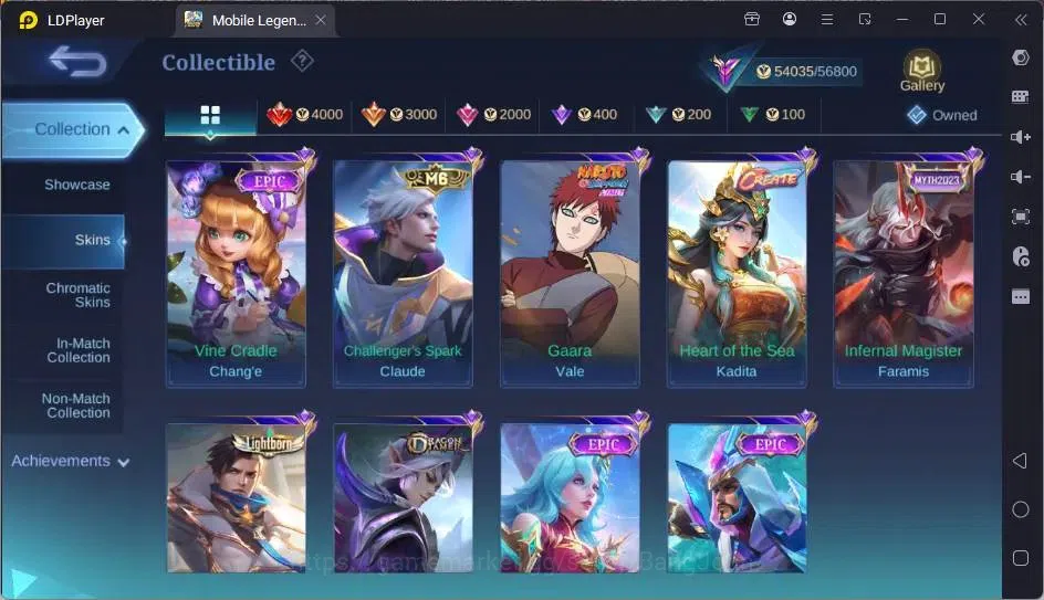Mobile Legends: Bang Bang Accounts Global|Hero 132|Skin 259|Renowned|Prime Claude|Col image 6