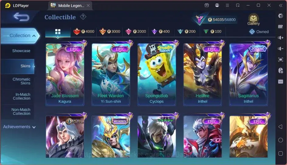 Mobile Legends: Bang Bang Accounts Global|Hero 132|Skin 259|Renowned|Prime Claude|Col image 8