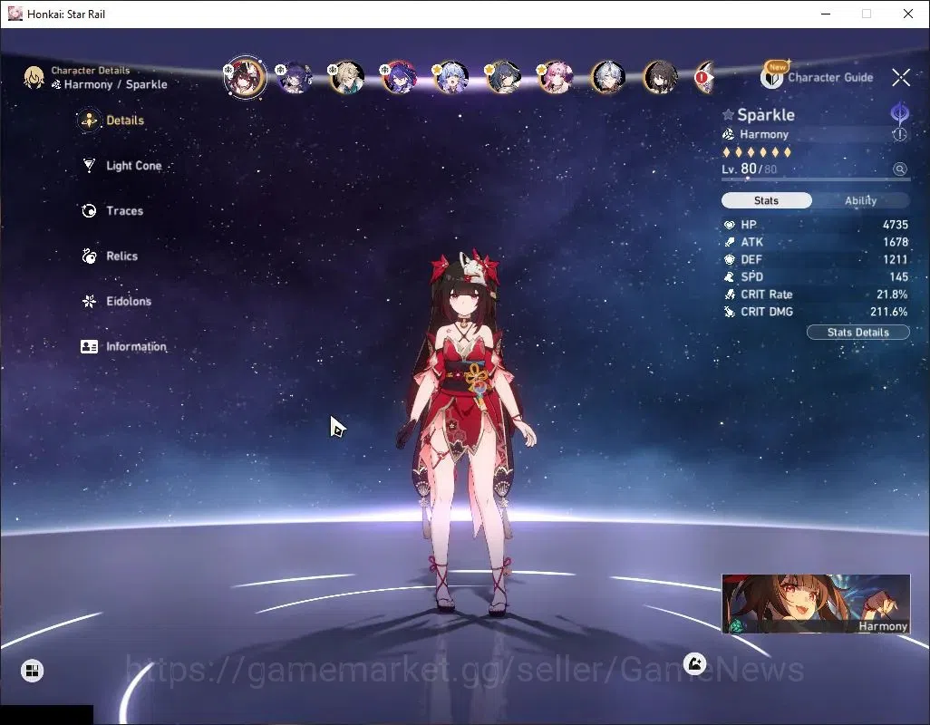 Honkai Star Rail Accounts America|TL 70|15 Limited|[Acheron,Aventurine,Arche image 18
