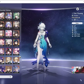 Honkai Star Rail Accounts Others Asia|TL 70|Char Selector On|1 Prem Team|24 Limited|(Acheron E2,Castorice,Hyacine,Sparxie