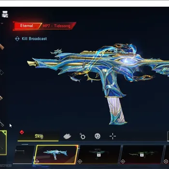 Blood Strike Accounts Collab Skin Asia|Eternal MP7 TideSong Lv2+Collab Lucha Strike Mr Iguana,AOT Female Titan|6