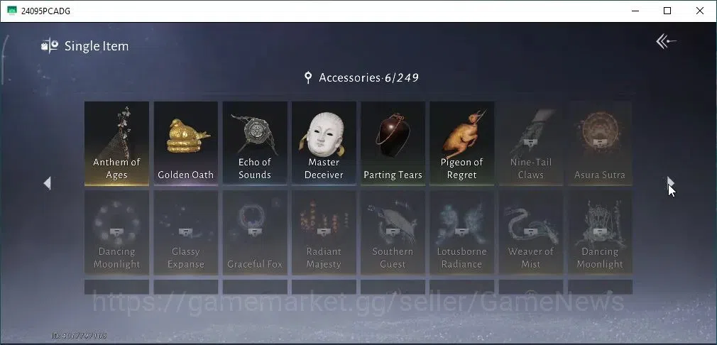Where Winds Meet Accounts GLOBAL|Lv 5|GS 3676|1 Harmonic Core|Through the Gl image 10
