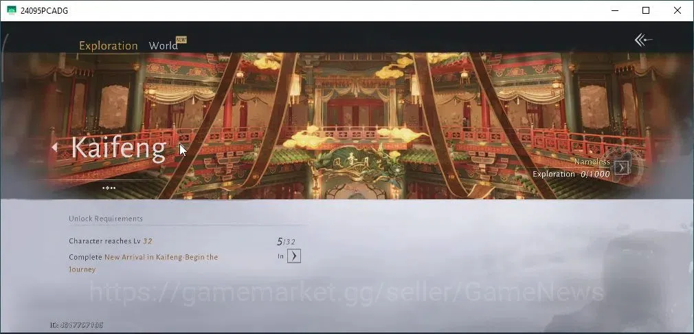 Where Winds Meet Accounts GLOBAL|Lv 5|GS 3676|1 Harmonic Core|Through the Gl image 16