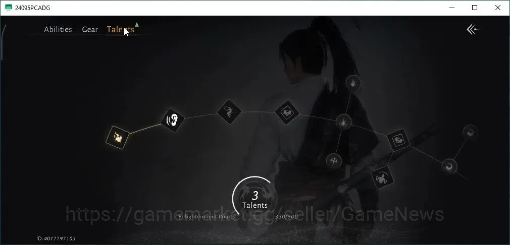 Where Winds Meet Accounts GLOBAL|Lv 5|GS 3676|1 Harmonic Core|Through the Gl image 6