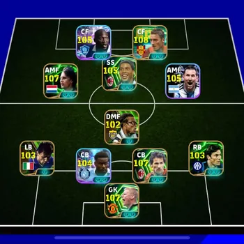 eFootball Accounts Legends & Iconic Players 6 MANAGER BOOSTER | COLECTIVE 3258+,ROMELU LUKAKU x FRANCESCO TOTTI x MALDINI x