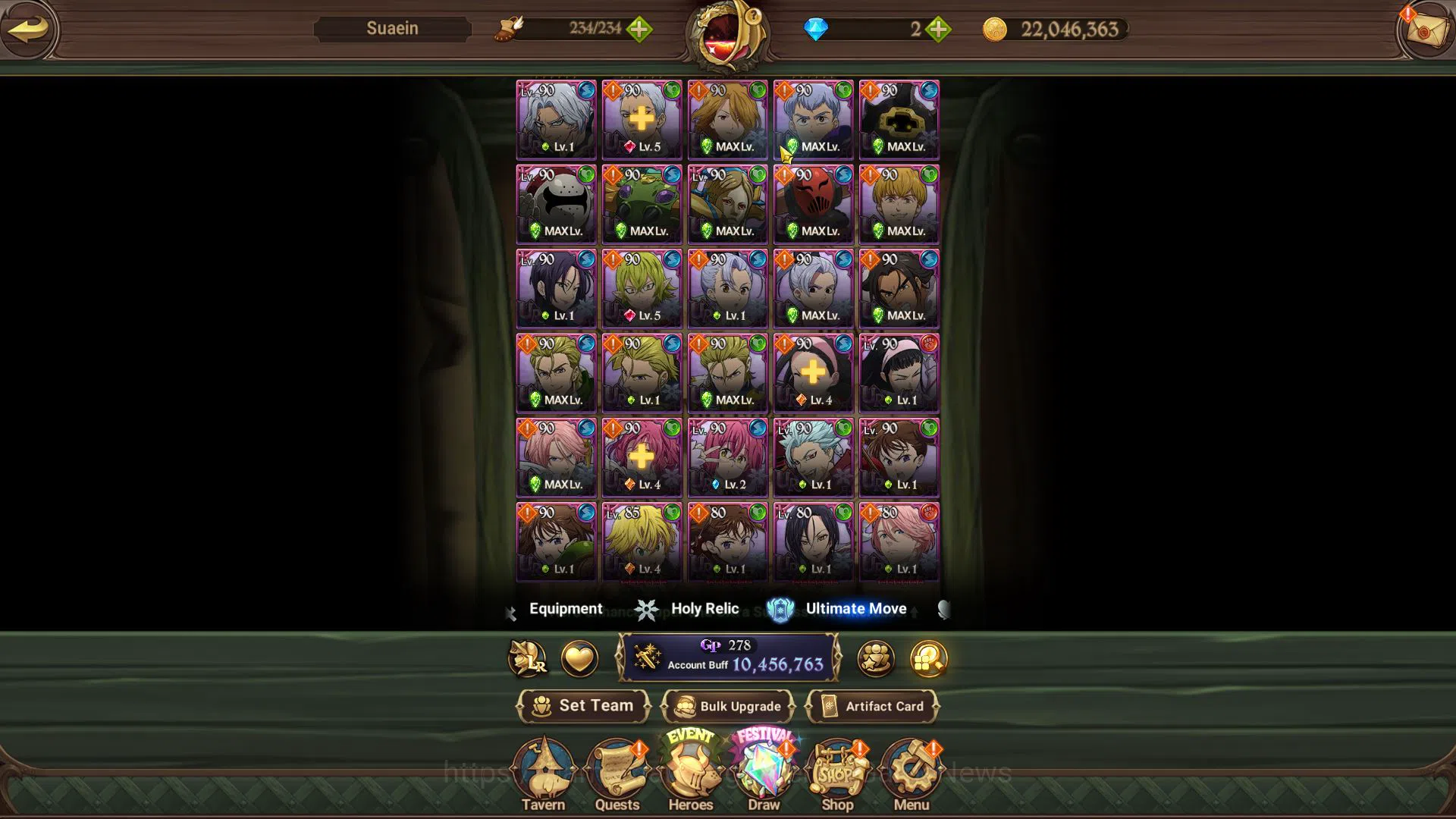 The Seven Deadly Sins: Grand Cross Accounts Asia|10,4M CC|7 LR+13 UR+Many Collab|Escanor6/6,Mi image 13