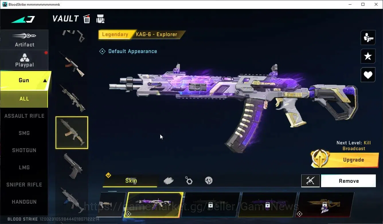 Blood Strike Accounts Others ASIA|Eternal Spear-Relic |2 LEgendary Origin12,KAG6 | BR Bronze II|NetEase|Check SS(BLS5470) 5
