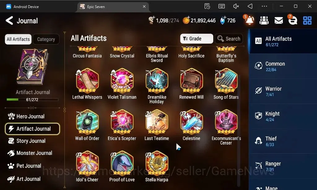 Epic Seven Accounts GLOBAL Unverif|NewEra|6 ML(Rhianna and Luciella,Mo image 10