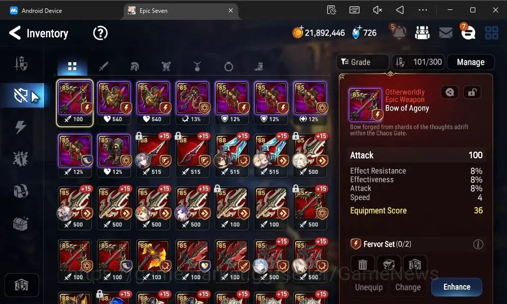 Epic Seven Accounts GLOBAL Unverif|NewEra|6 ML(Rhianna and Luciella,Mo image 12