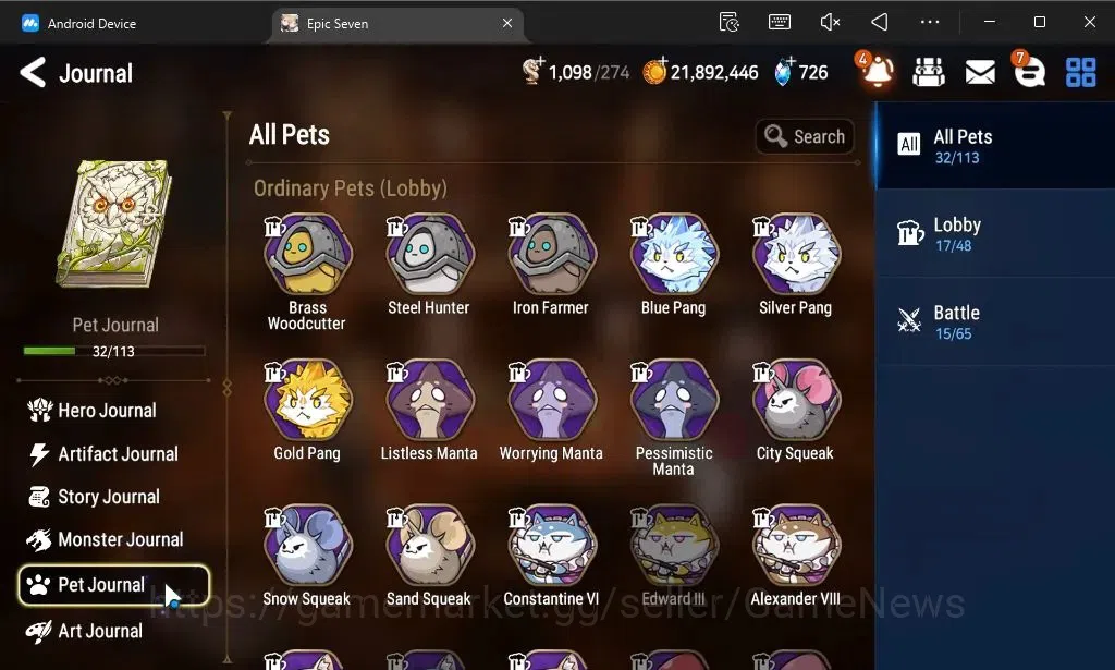 Epic Seven Accounts GLOBAL Unverif|NewEra|6 ML(Rhianna and Luciella,Mo image 20