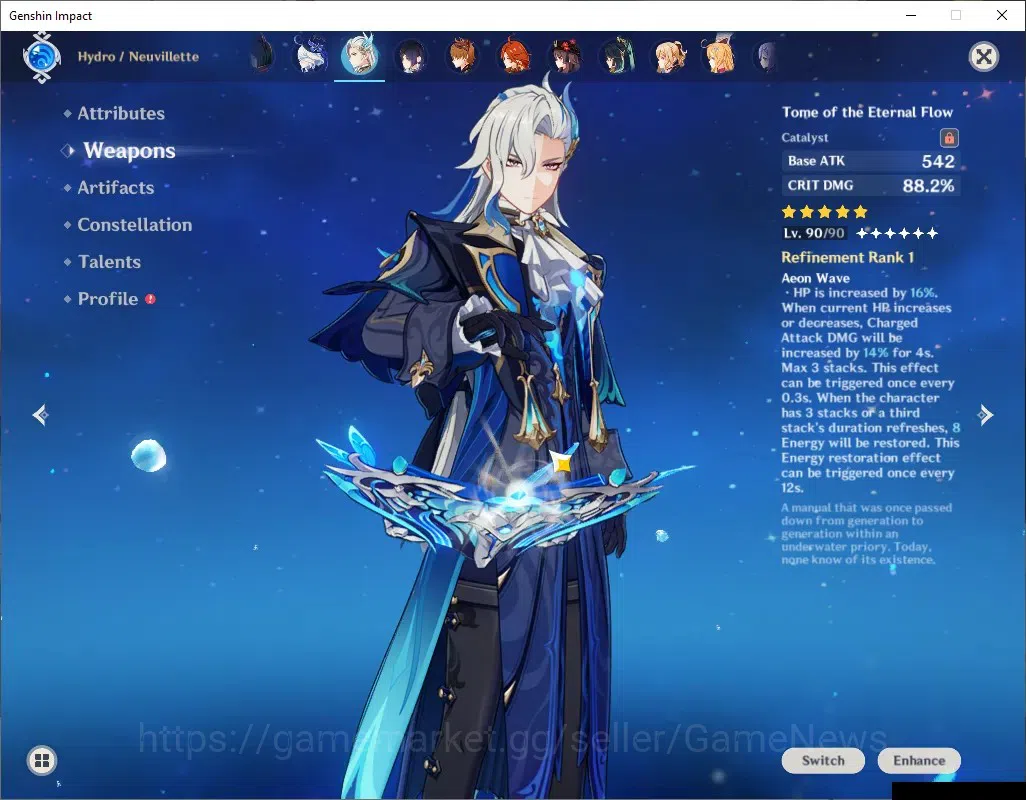 Genshin Impact Accounts ASIA|AR 60|PremTeam NeuvilC2,Raiden+Sign,Mavu|3k P image 13