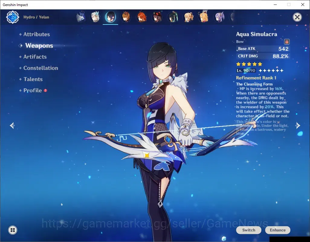 Genshin Impact Accounts ASIA|AR 60|PremTeam NeuvilC2,Raiden+Sign,Mavu|3k P image 14