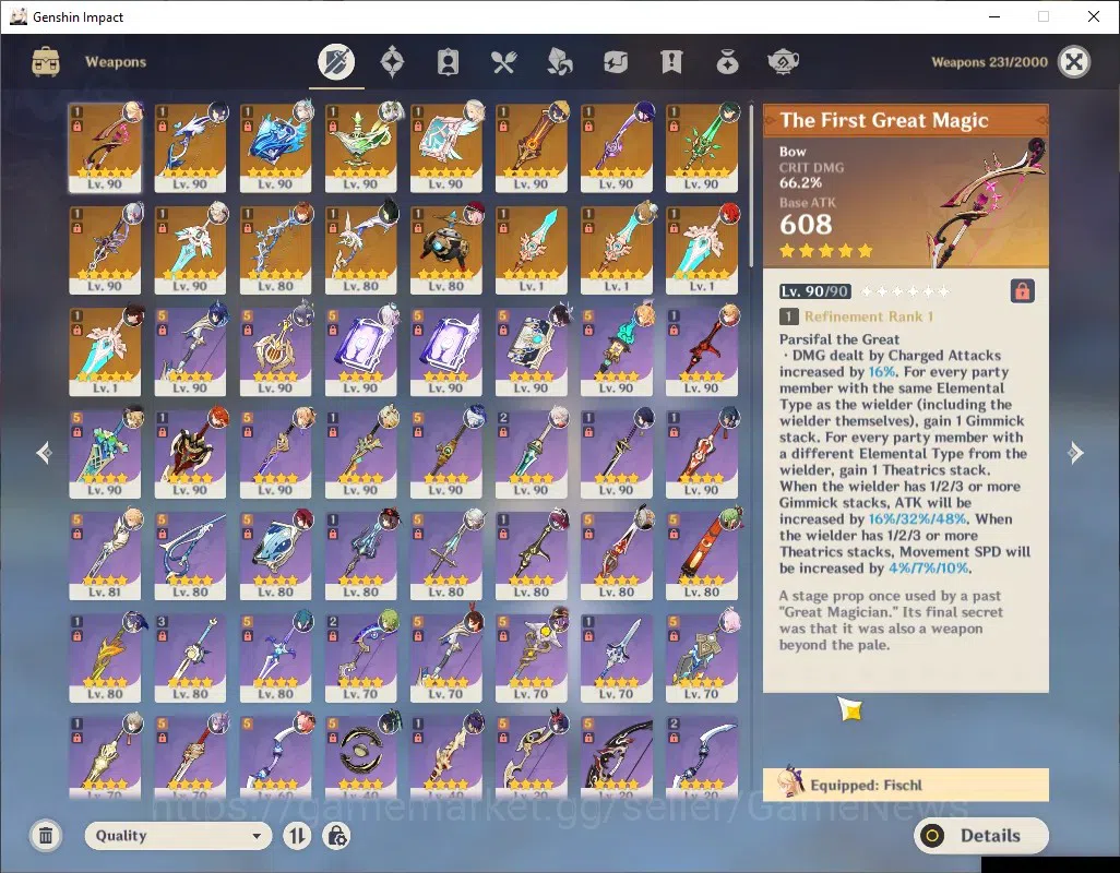 Genshin Impact Accounts ASIA|AR 60|PremTeam NeuvilC2,Raiden+Sign,Mavu|3k P image 19