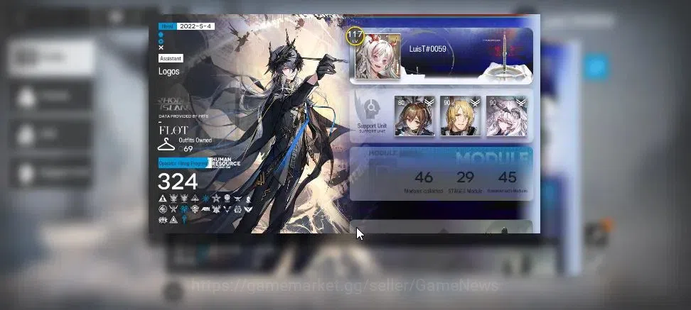 Arknights Accounts High-End Lvl 117|324 Op+69 Outfits|19 Limited|137k Oru| GTI P3,(NTRK,ETHA,ETNC,TTO,LTD,HTB)P2,Shu,Etc 1