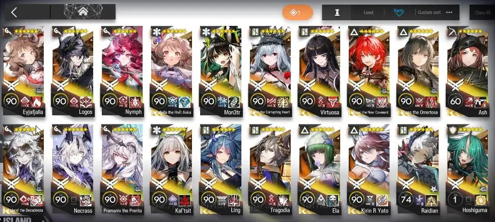 Arknights Accounts High-End Lvl 117|324 Op+69 Outfits|19 Limited|137k Oru| GTI P3,(NTRK,ETHA,ETNC,TTO,LTD,HTB)P2,Shu,Etc 4