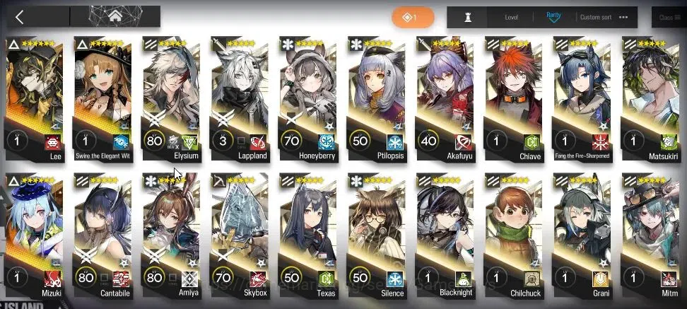 Arknights Accounts High-End Lvl 117|324 Op+69 Outfits|19 Limited|137k Oru| GTI P3,(NTRK,ETHA,ETNC,TTO,LTD,HTB)P2,Shu,Etc 7