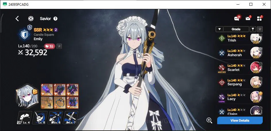 StarSavior Accounts GLOBAL|Lv 74|27SSR [(Emily SS 2,BG Charlotte LB2,R image 6