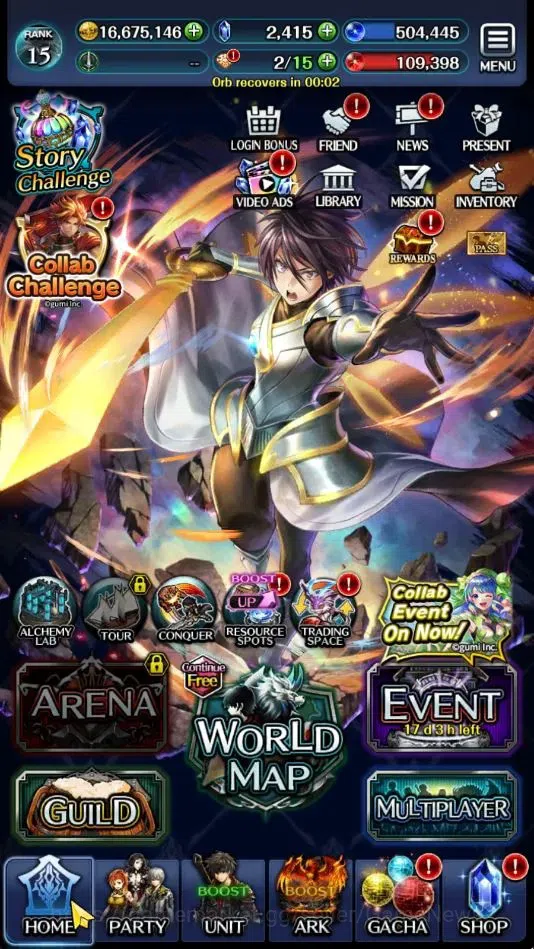 Last Cloudia Accounts GLOBAL|Rank15|BraveFrontier+Slime(G TilithA3,FG Va image 8