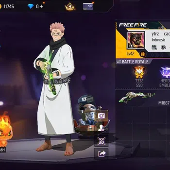 Free Fire Accounts Indonesia, Vault 46, SG lumut, bundle sukuna jjk,  image 1