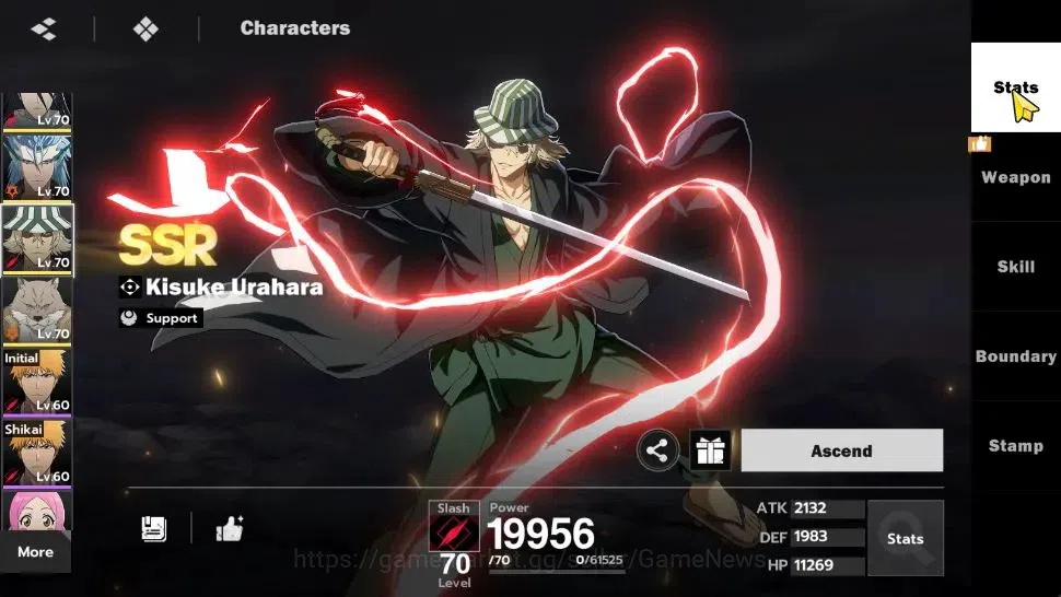 BLEACH: Soul Resonance Accounts NuverseSEA LV 59|8 SSR [(Grimjow,IchigoB2,ByakuyaB image 14