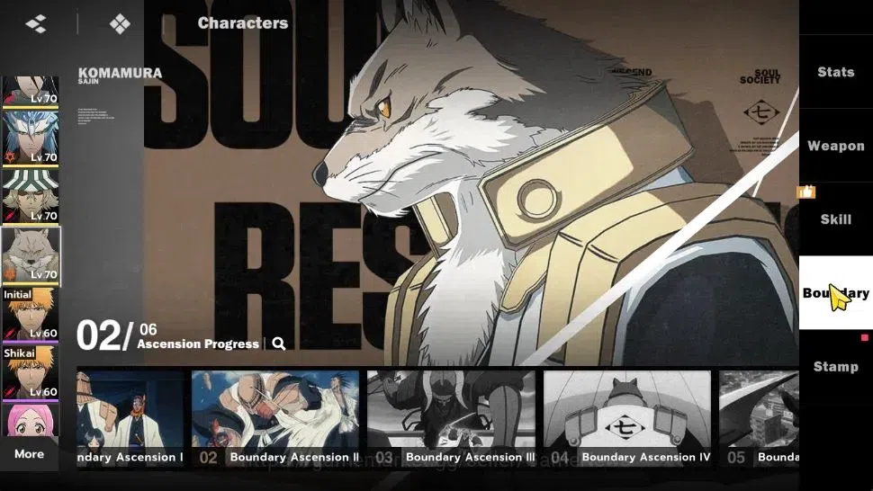 BLEACH: Soul Resonance Accounts NuverseSEA LV 59|8 SSR [(Grimjow,IchigoB2,ByakuyaB image 18