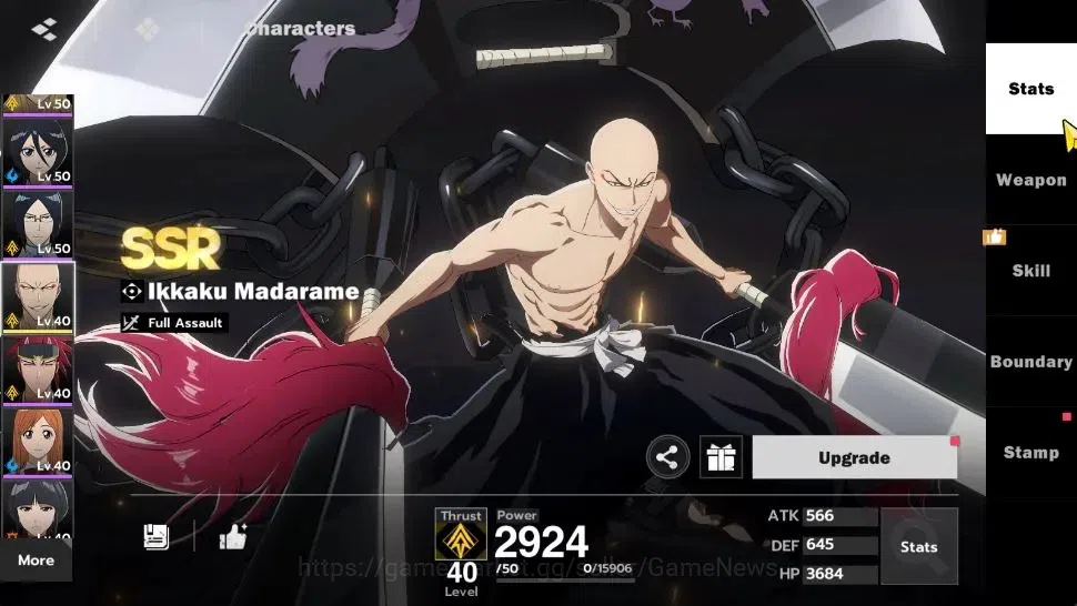 BLEACH: Soul Resonance Accounts NuverseSEA LV 59|8 SSR [(Grimjow,IchigoB2,ByakuyaB image 20