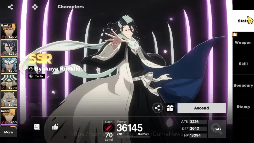 BLEACH: Soul Resonance Accounts NuverseSEA LV 59|8 SSR [(Grimjow,IchigoB2,ByakuyaB image 7