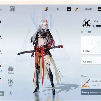 Punishing: Gray Raven Accounts Starter ASIA | S Char: Lucia Inverse Crown | YellowC 5484 | BlueC 7000 | More | TakeMail