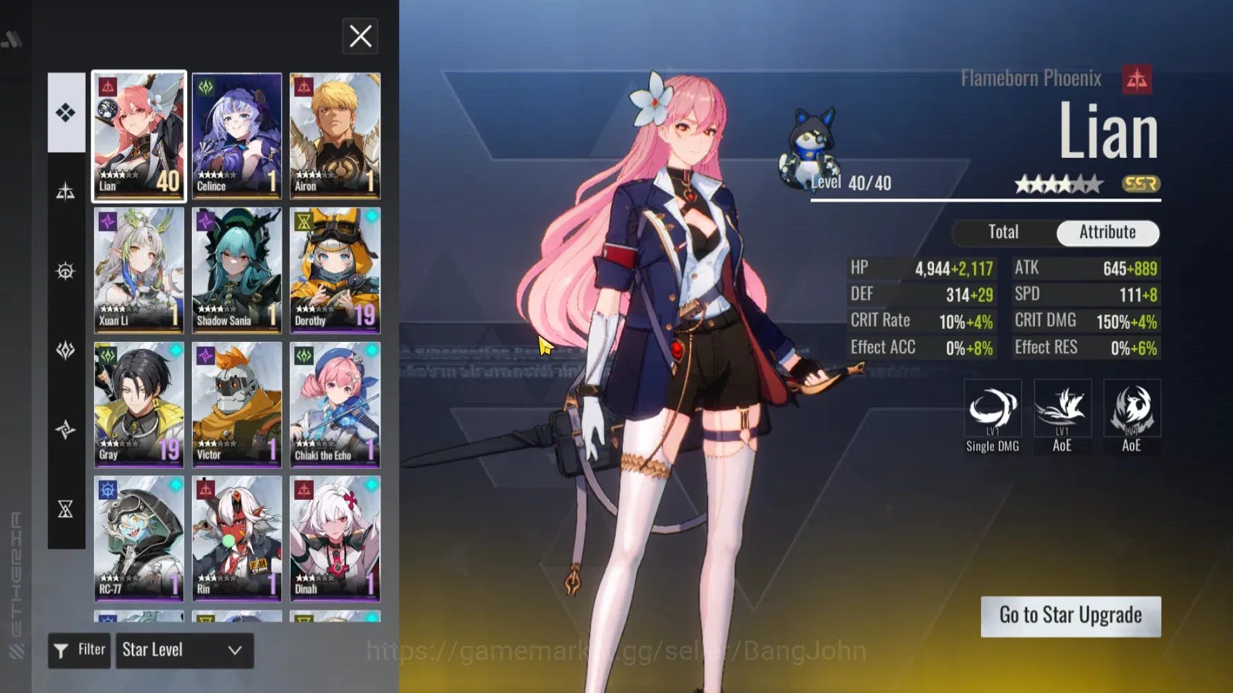 Etheria: Restart Accounts GLOBAL | Starter Lvl 5 | 5 SSR Char | MC Female | image 13