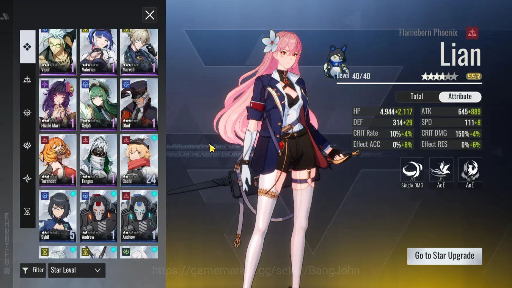 Etheria: Restart Accounts GLOBAL | Starter Lvl 5 | 5 SSR Char | MC Female | image 5