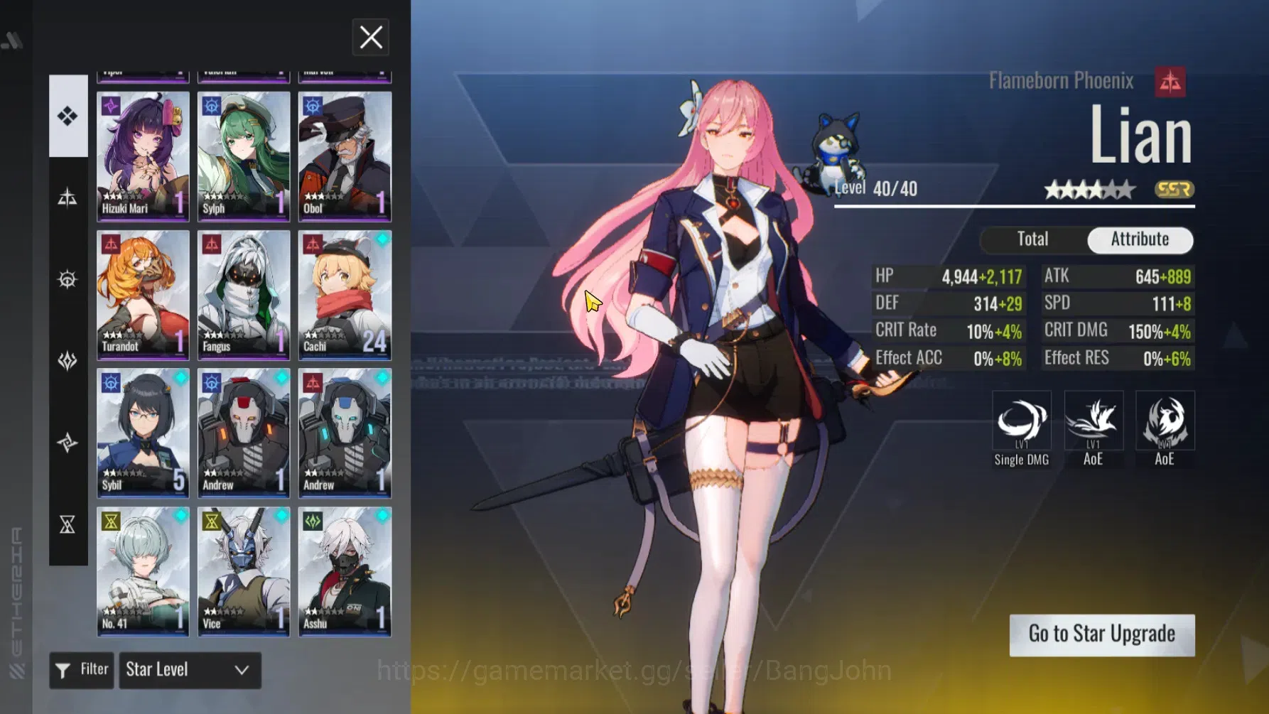 Etheria: Restart Accounts GLOBAL | Starter Lvl 5 | 5 SSR Char | MC Female | image 6