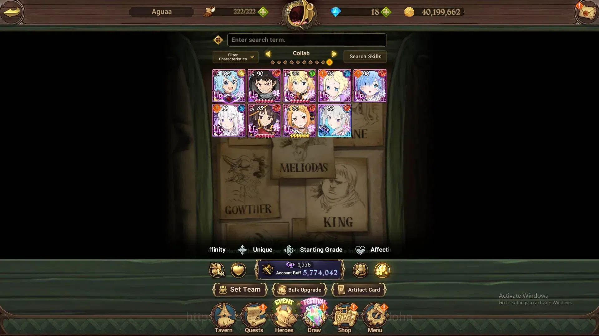 The Seven Deadly Sins: Grand Cross Accounts ASIA |5.77M CC|13 UR 6 LR collab konosuba full,rez image 4